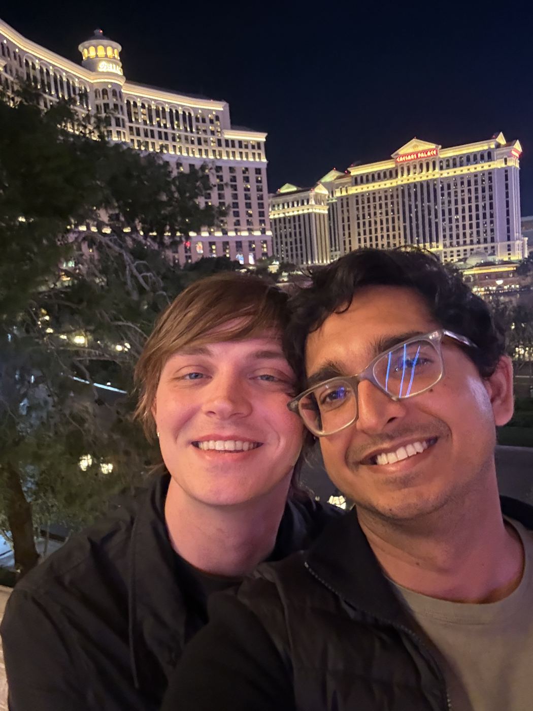 Las Vegas lights at night